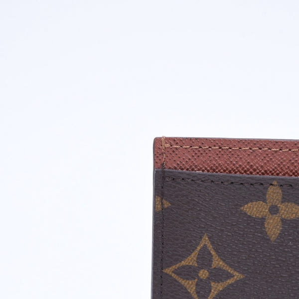 新品未使用 LOUIS VUITTON ルイヴィトン ポルト カルト サーンプル カードケース M61733 モノグラム ブラウン 中古 4a006617
