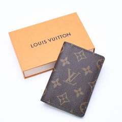 極美品 LOUIS VUITTON ルイヴィトン オーガナイザー ドゥ ポッシュ カードケース M60502 モノグラム ブラウン 中古 4a006602