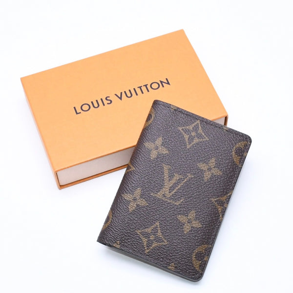 極美品 LOUIS VUITTON ルイヴィトン オーガナイザー ドゥ ポッシュ カードケース M60502 モノグラム ブラウン 中古 4a006602