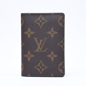 極美品 LOUIS VUITTON ルイヴィトン オーガナイザー ドゥ ポッシュ カードケース M60502 モノグラム ブラウン 中古 4a006602
