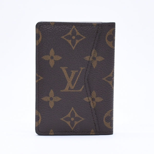 極美品 LOUIS VUITTON ルイヴィトン オーガナイザー ドゥ ポッシュ カードケース M60502 モノグラム ブラウン 中古 4a006602