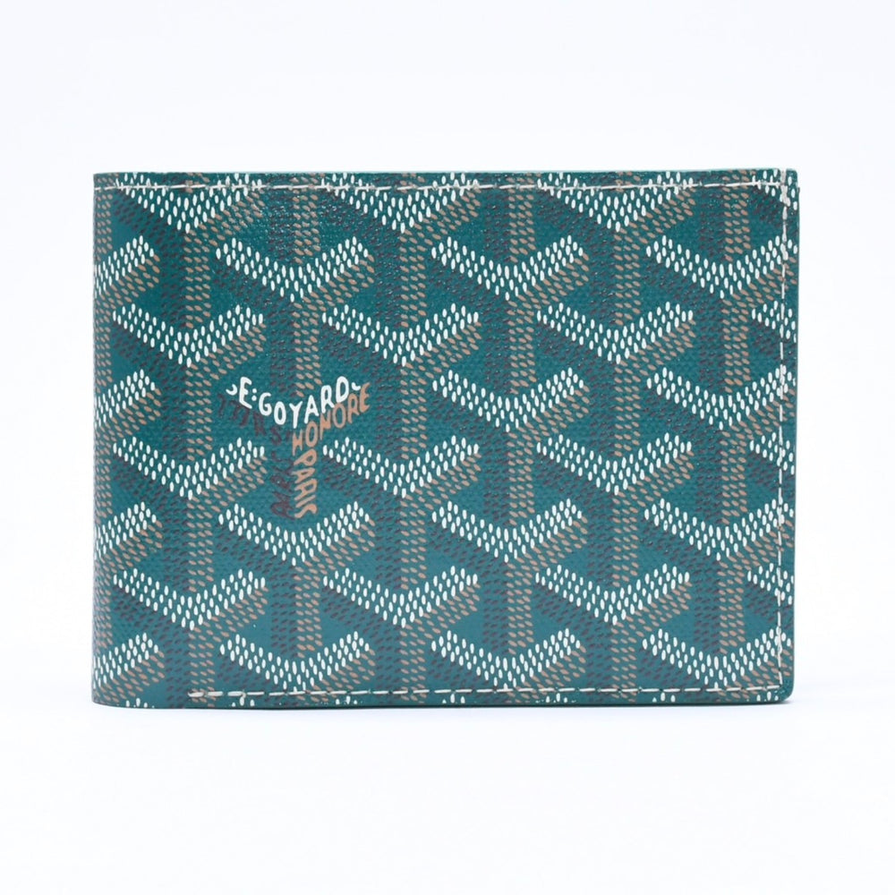 新品未使用 GOYARD ゴヤール 新品未使用 VICTOIRE WALLET ヴィクトワール ウォレット VICTO8PMLTY09CL09X PVC レザー グリーン 中古 4a006732