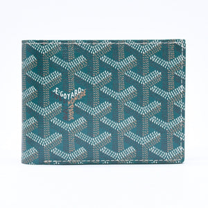 新品未使用 GOYARD ゴヤール 新品未使用 VICTOIRE WALLET ヴィクトワール ウォレット VICTO8PMLTY09CL09X PVC レザー グリーン 中古 4a006732