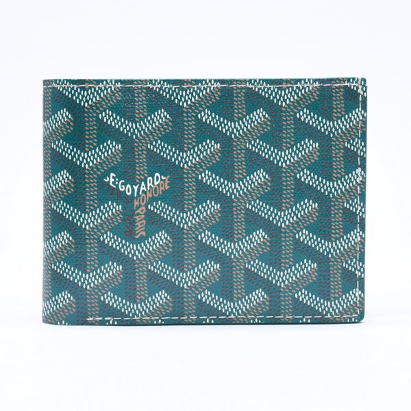 新品未使用 GOYARD ゴヤール 新品未使用 VICTOIRE WALLET ヴィクトワール ウォレット VICTO8PMLTY09CL09X PVC レザー グリーン 中古 4a006732