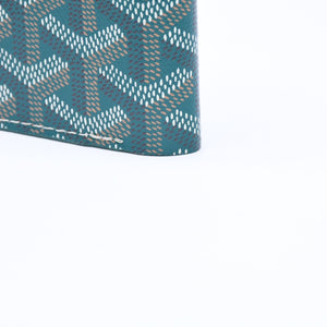 新品未使用 GOYARD ゴヤール 新品未使用 VICTOIRE WALLET ヴィクトワール ウォレット VICTO8PMLTY09CL09X PVC レザー グリーン 中古 4a006732