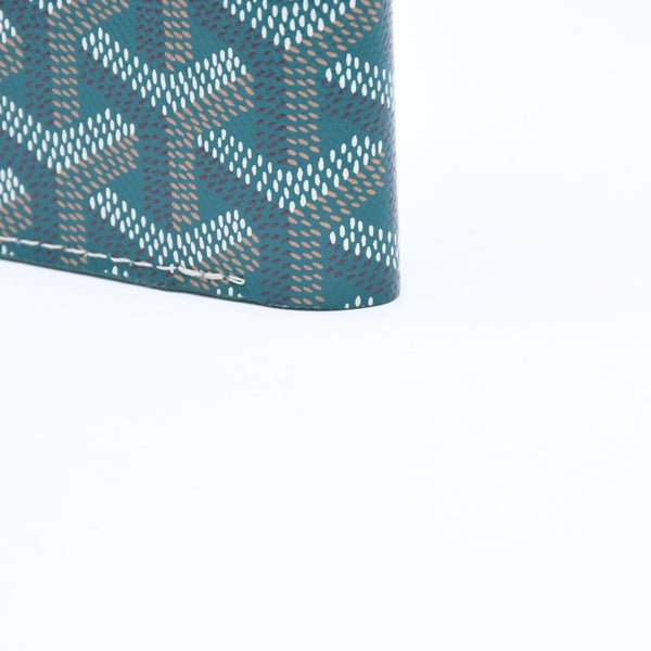 新品未使用 GOYARD ゴヤール 新品未使用 VICTOIRE WALLET ヴィクトワール ウォレット VICTO8PMLTY09CL09X PVC レザー グリーン 中古 4a006732
