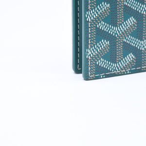 新品未使用 GOYARD ゴヤール 新品未使用 VICTOIRE WALLET ヴィクトワール ウォレット VICTO8PMLTY09CL09X PVC レザー グリーン 中古 4a006732