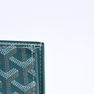 新品未使用 GOYARD ゴヤール 新品未使用 VICTOIRE WALLET ヴィクトワール ウォレット VICTO8PMLTY09CL09X PVC レザー グリーン 中古 4a006732