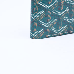 新品未使用 GOYARD ゴヤール 新品未使用 VICTOIRE WALLET ヴィクトワール ウォレット VICTO8PMLTY09CL09X PVC レザー グリーン 中古 4a006732
