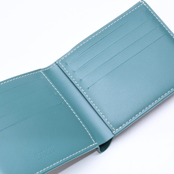新品未使用 GOYARD ゴヤール 新品未使用 VICTOIRE WALLET ヴィクトワール ウォレット VICTO8PMLTY09CL09X PVC レザー グリーン 中古 4a006732