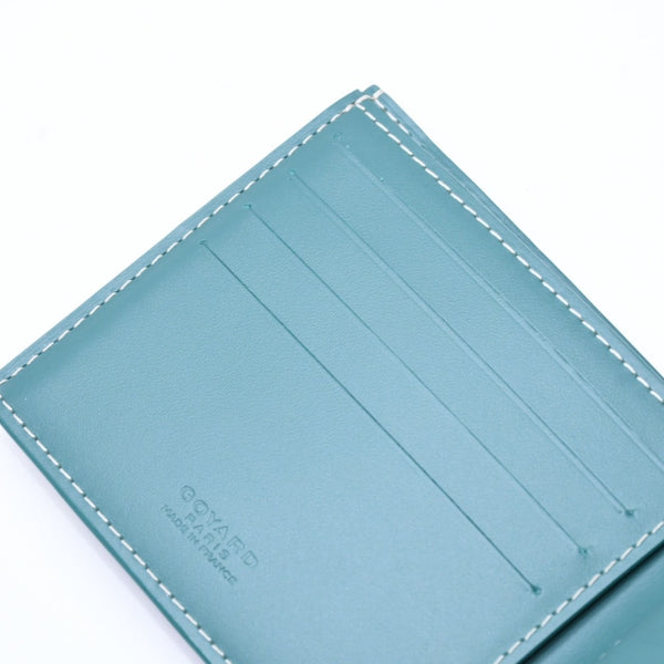 新品未使用 GOYARD ゴヤール 新品未使用 VICTOIRE WALLET ヴィクトワール ウォレット VICTO8PMLTY09CL09X PVC レザー グリーン 中古 4a006732