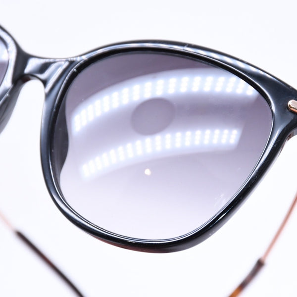 極美品 LOEWE ロエベ サングラス アイウェア SLW935 COL 700E サイズ56□18 135 サイドロゴ ブラック アセテート 中古 4a006712