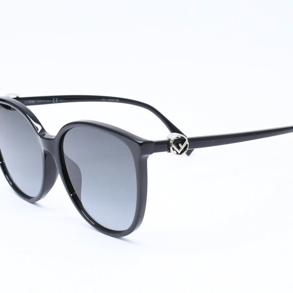 極美品 FENDI フェンディ サングラス アイウェア FF 0310 サイズ58◻︎17 145 ブラック シルバー金具 中古 4a006695
