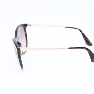 極美品 PRADA プラダ サングラス アイウェア SPR17AS-F 2AU-3D0 サイズ55□21 140 ベッコウ柄 サイドロゴ アセテート 中古 4a006708
