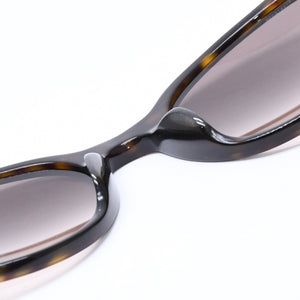 極美品 PRADA プラダ サングラス アイウェア SPR17AS-F 2AU-3D0 サイズ55□21 140 ベッコウ柄 サイドロゴ アセテート 中古 4a006708