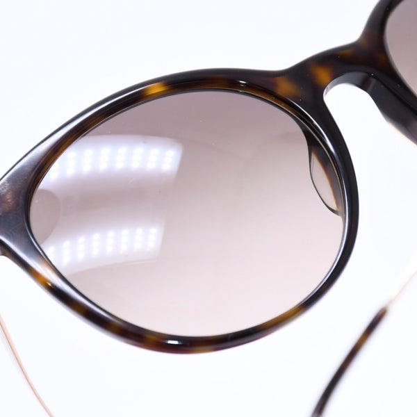 極美品 PRADA プラダ サングラス アイウェア SPR17AS-F 2AU-3D0 サイズ55□21 140 ベッコウ柄 サイドロゴ アセテート 中古 4a006708