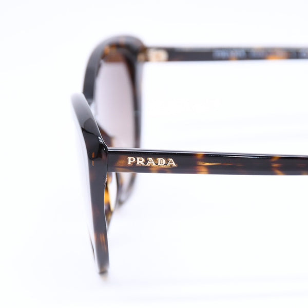 極美品 PRADA プラダ Sunglasses サングラス アイウェア ブラウン ブラック SPR 02V-F サイズ54◻︎20 中古 4a006692