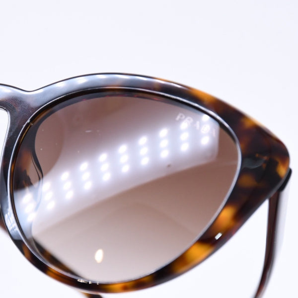 極美品 PRADA プラダ Sunglasses サングラス アイウェア ブラウン ブラック SPR 02V-F サイズ54◻︎20 中古 4a006692