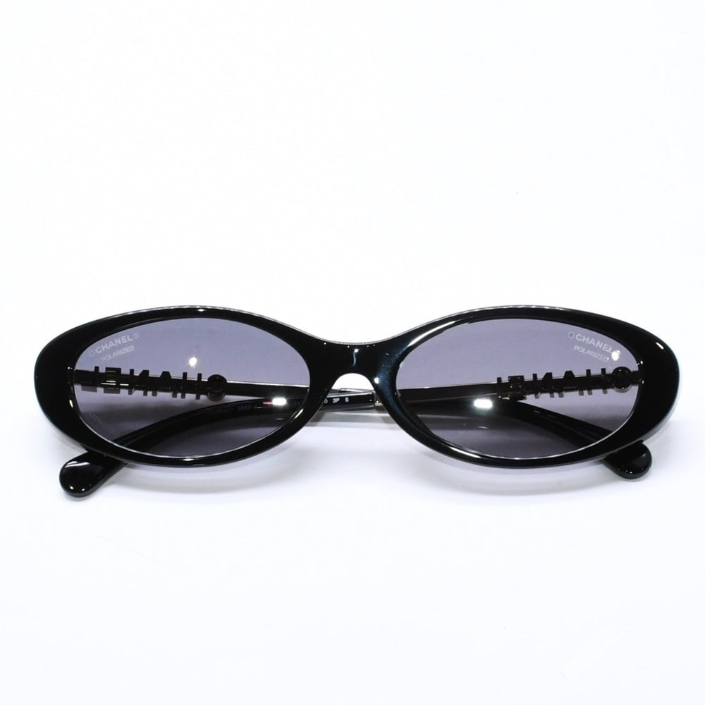 新品同様 CHANEL シャネル サングラス アイウェア 5565-A c.622/S8 サイズ54□17 140 ココマーク ブラック アセテート 中古 4a006614