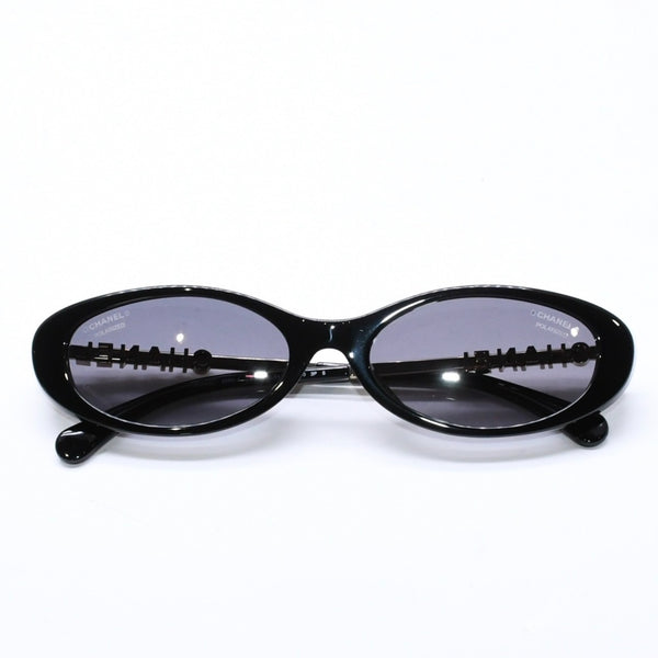 新品同様 CHANEL シャネル サングラス アイウェア 5565-A c.622/S8 サイズ54□17 140 ココマーク ブラック アセテート 中古 4a006614