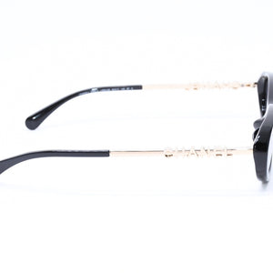 新品同様 CHANEL シャネル サングラス アイウェア 5565-A c.622/S8 サイズ54□17 140 ココマーク ブラック アセテート 中古 4a006614