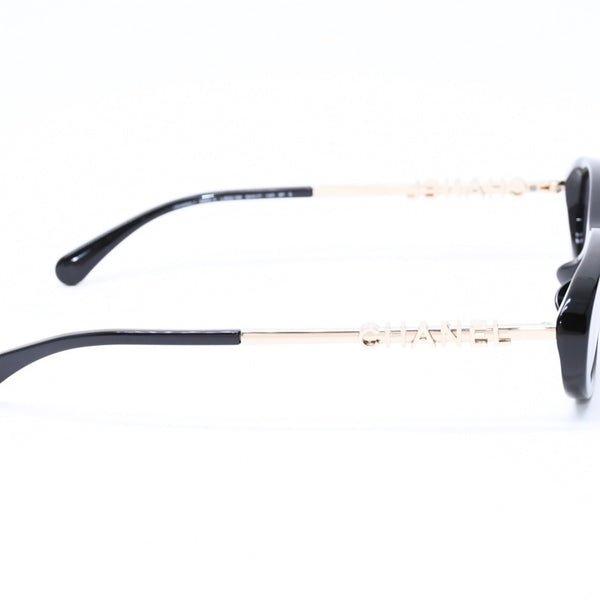 新品同様 CHANEL シャネル サングラス アイウェア 5565-A c.622/S8 サイズ54□17 140 ココマーク ブラック アセテート 中古 4a006614