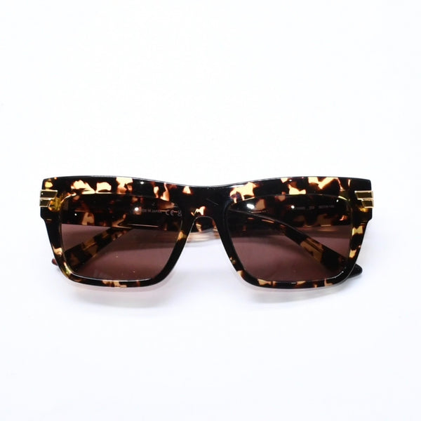 極美品 BOTTEGA VENETA ボッテガヴェネタ サイドロゴ サングラス アイウェア サイズ56◻︎18 145 BV1058S ゴールド金具 中古 4a006688