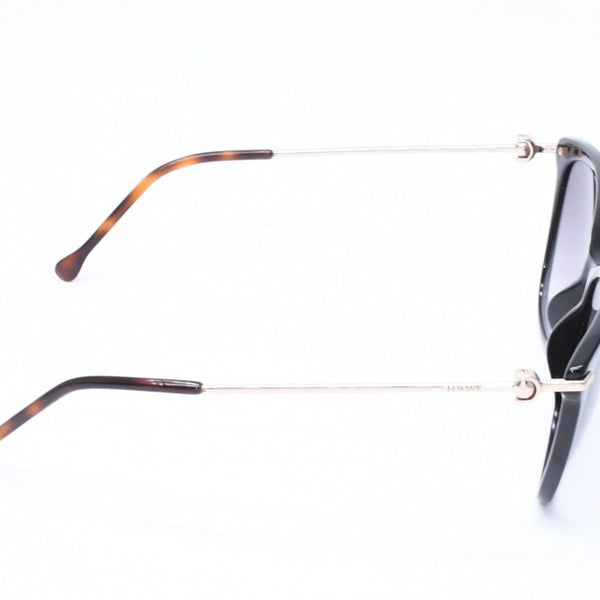 極美品 LOEWE ロエベ サングラス アイウェア SLW935 COL 700E サイズ56□18 135 サイドロゴ ブラック アセテート 中古 4a006712