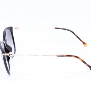 極美品 LOEWE ロエベ サングラス アイウェア SLW935 COL 700E サイズ56□18 135 サイドロゴ ブラック アセテート 中古 4a006712