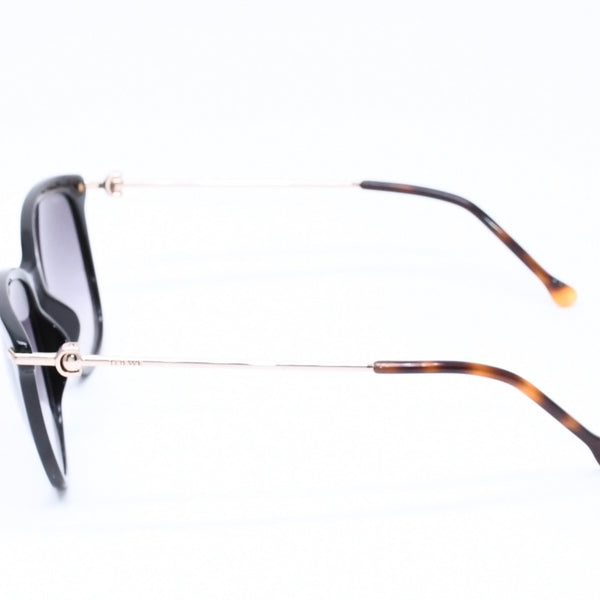 極美品 LOEWE ロエベ サングラス アイウェア SLW935 COL 700E サイズ56□18 135 サイドロゴ ブラック アセテート 中古 4a006712
