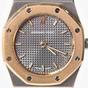 AUDEMARS PIGUET オーデマ ピゲ ロイヤルオーク レディ 25mm 腕時計 66339SA.OO.0722SA.01 YG SS 重量53.74g グレー文字盤 美品 中古 4a006715