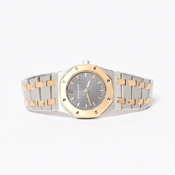 AUDEMARS PIGUET オーデマ ピゲ ロイヤルオーク レディ 25mm 腕時計 66339SA.OO.0722SA.01 YG SS 重量53.74g グレー文字盤 美品 中古 4a006715