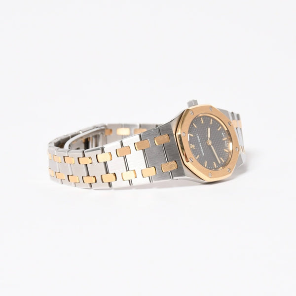 AUDEMARS PIGUET オーデマ ピゲ ロイヤルオーク レディ 25mm 腕時計 66339SA.OO.0722SA.01 YG SS 重量53.74g グレー文字盤 美品 中古 4a006715