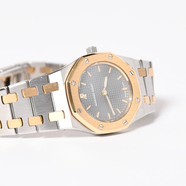AUDEMARS PIGUET オーデマ ピゲ ロイヤルオーク レディ 25mm 腕時計 66339SA.OO.0722SA.01 YG SS 重量53.74g グレー文字盤 美品 中古 4a006715