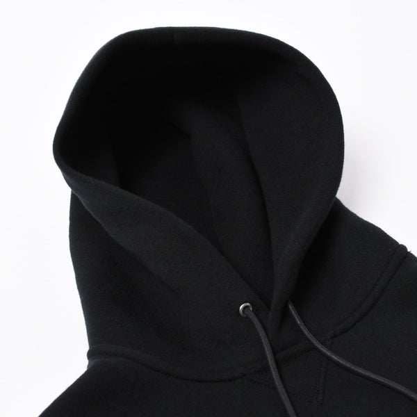 極美品 SACAI サカイ スポンジスウェット × ナイロンツイルフーディ SCM-057 2サイズ ブラック ドッキング シルバー金具 日本製 中古 4a006869