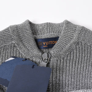 極美品 LOUIS VUITTON ルイヴィトン リブユーティリティベスト RM192 ヴァージル期 Sサイズ 3Dマルチポケット シルバー グレー金具 中古 4a006867