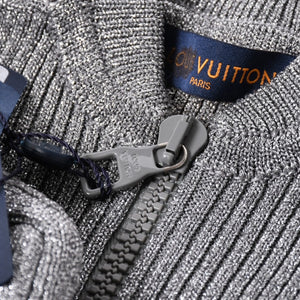 極美品 LOUIS VUITTON ルイヴィトン リブユーティリティベスト RM192 ヴァージル期 Sサイズ 3Dマルチポケット シルバー グレー金具 中古 4a006867