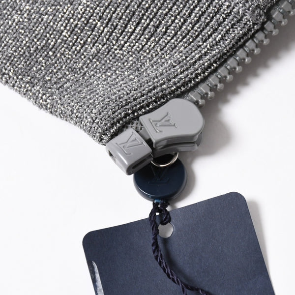 極美品 LOUIS VUITTON ルイヴィトン リブユーティリティベスト RM192 ヴァージル期 Sサイズ 3Dマルチポケット シルバー グレー金具 中古 4a006867