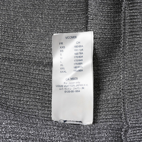 極美品 LOUIS VUITTON ルイヴィトン リブユーティリティベスト RM192 ヴァージル期 Sサイズ 3Dマルチポケット シルバー グレー金具 中古 4a006867