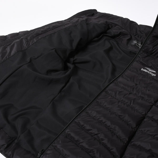 新品同様品 BALENCIAGA バレンシアガ 3B Sports Icon パーファージャケット スキーウェア 2023AW ブラック 773985 TP039 サイズ46 中古 4a006863