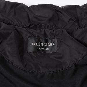 新品同様品 BALENCIAGA バレンシアガ 3B Sports Icon パーファージャケット スキーウェア 2023AW ブラック 773985 TP039 サイズ46 中古 4a006863