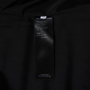 新品同様品 BALENCIAGA バレンシアガ 3B Sports Icon パーファージャケット スキーウェア 2023AW ブラック 773985 TP039 サイズ46 中古 4a006863
