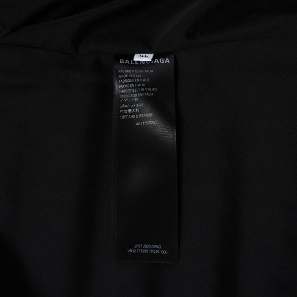新品同様品 BALENCIAGA バレンシアガ 3B Sports Icon パーファージャケット スキーウェア 2023AW ブラック 773985 TP039 サイズ46 中古 4a006863