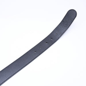 極美品 GUCCI グッチ スクエアG バックル リバーシブル ベルト 626974 サイズ95/38 GGスプリームキャンバス ブラック グレー 中古 4a006641