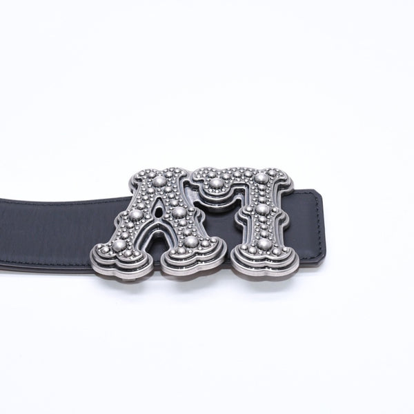 極美品 LOUIS VUITTON ルイヴィトン サンチュール LV ランチ スタッズ 40MM リバーシブル ベルト M8543 サイズ85/34 バイカラー 中古 4a007147