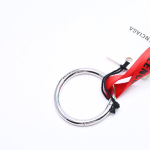 新品同様品 BALENCIAGA バレンシアガ 蛇 へび バッグチャーム チャーム キーホルダー グリーン ブラック シルバー金具 中古 4a007023