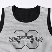画像をギャラリービューアに読み込む, 新品未使用 CHROME HEARTS クロムハーツ MESH WARM UP JERSEY CHプリント メッシュリバーシブルタンクトップ サイズL 中古 4a000672