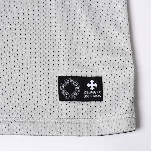 New and unused CHROME HEARTS MESH WARM UP JERSEY CH Print Mesh Reversible Tank Top Size L Used 4a000672