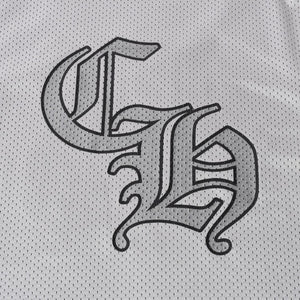 New and unused CHROME HEARTS MESH WARM UP JERSEY CH Print Mesh Reversible Tank Top Size L Used 4a000672