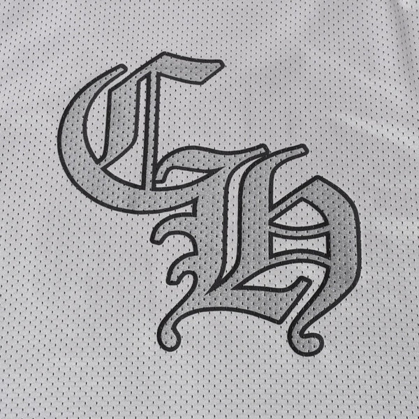 New and unused CHROME HEARTS MESH WARM UP JERSEY CH Print Mesh Reversible Tank Top Size L Used 4a000672